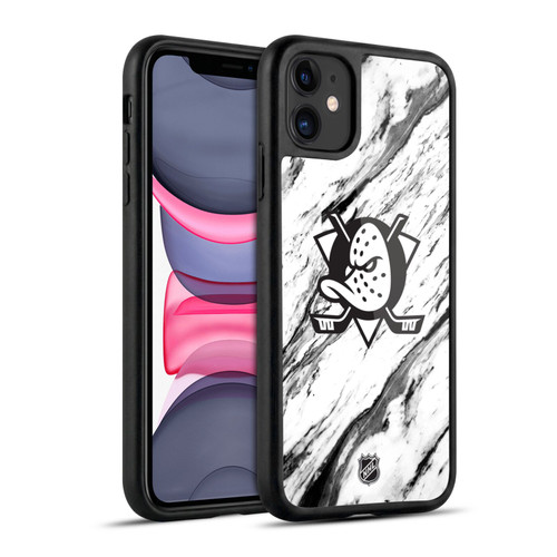NHL Anaheim Ducks Marble Gel Armour Case For Apple iPhone 11