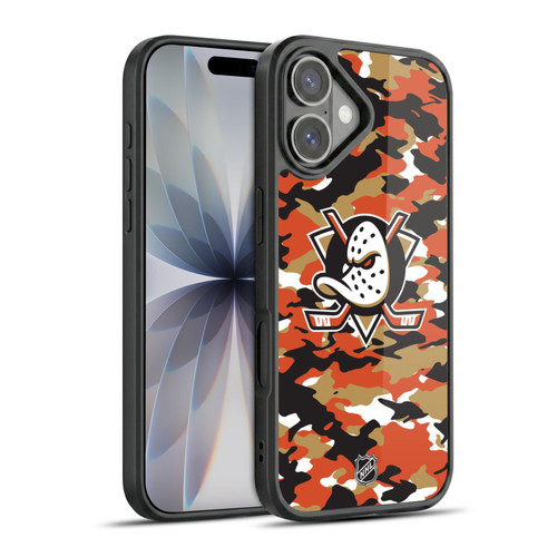 NHL Anaheim Ducks Camouflage Gel Armour Case For Apple iPhone 17