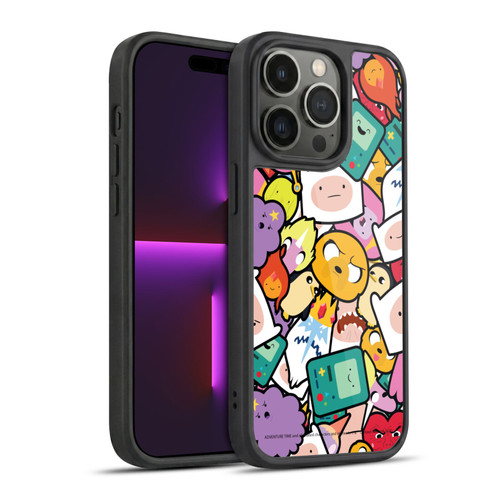 Adventure Time Graphics Pattern Gel Armour Case For Apple iPhone 14 Pro