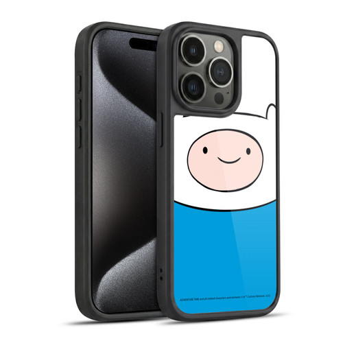 Adventure Time Graphics Finn The Human Gel Armour Case For Apple iPhone 15 Pro