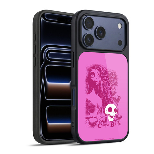 Corpse Bride Key Art Pink Distressed Look Gel Armour Case For Apple iPhone 17 Pro