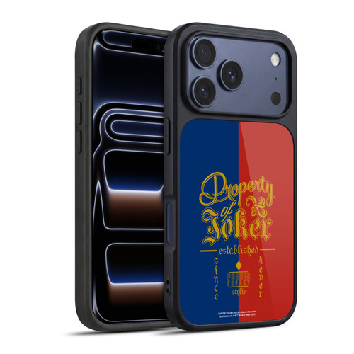 Suicide Squad 2016 Graphics Property Of Joker Gel Armour Case For Apple iPhone 17 Pro