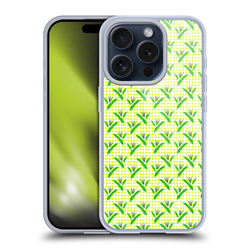 Grace Illustration Lovely Floral Primrose Soft Gel Case for Apple iPhone 15 Pro & MagSafe