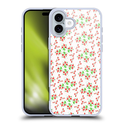 Grace Illustration Lovely Floral Rose Bushes Soft Gel Case for Apple iPhone 16 Plus & MagSafe