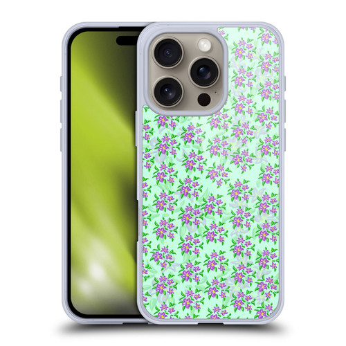 Grace Illustration Lovely Floral Cosmos Soft Gel Case for Apple iPhone 16 Pro & MagSafe