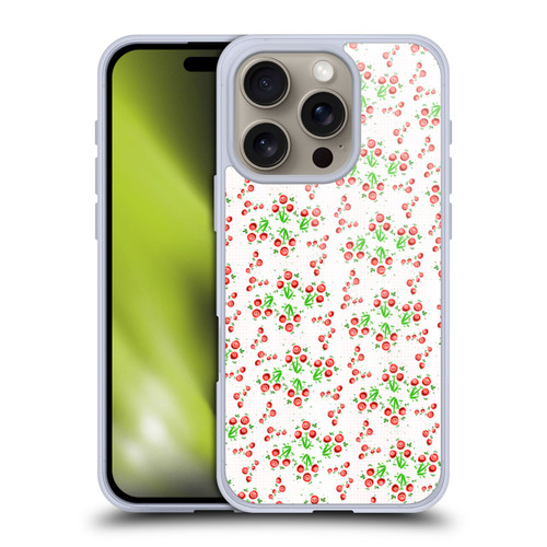 Grace Illustration Lovely Floral Rose Bushes Soft Gel Case for Apple iPhone 16 Pro & MagSafe