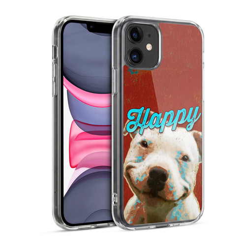 Duirwaigh Animals Pitbull Dog Soft Gel Case for Apple iPhone 11