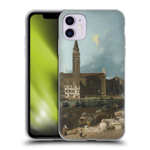 The National Gallery Nature The Stonemason's Yard Soft Gel Case for Apple iPhone 11