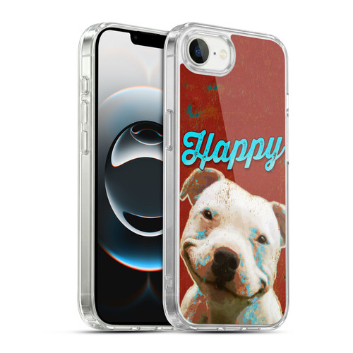 Duirwaigh Animals Pitbull Dog Soft Gel Case for Apple iPhone 16e / Apple iPhone 17e & MagSafe