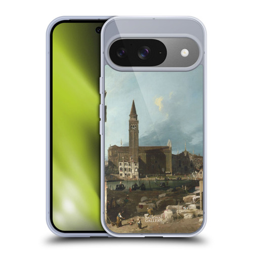 The National Gallery Nature The Stonemason's Yard Soft Gel Case for Google Pixel 9 / Pixel 9 Pro