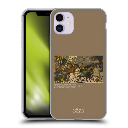 The National Gallery People The Battle Of San Romano Soft Gel Case for Apple iPhone 11