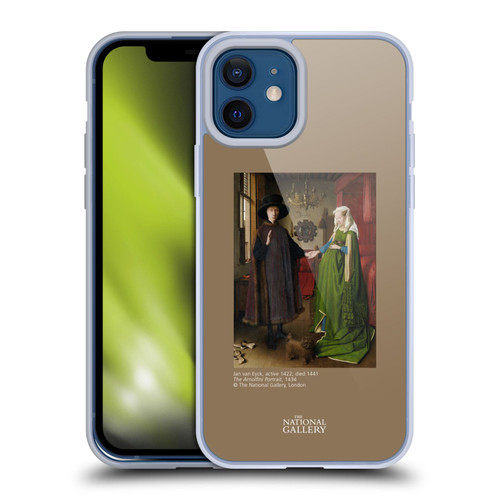 The National Gallery People The Arnolfini Portrait Soft Gel Case for Apple iPhone 12 / iPhone 12 Pro & MagSafe