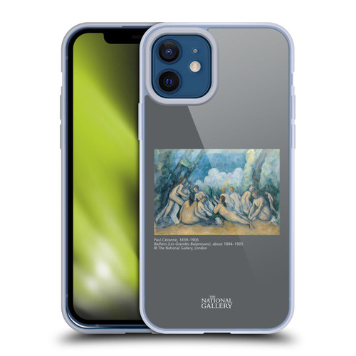 The National Gallery People Cezanne Bathers Soft Gel Case for Apple iPhone 12 / iPhone 12 Pro & MagSafe