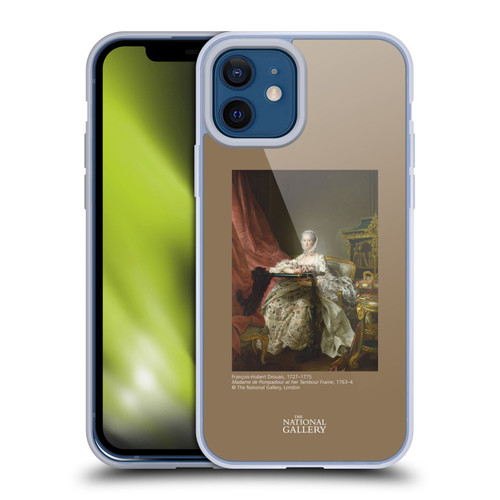 The National Gallery People Madame De Pompadour Soft Gel Case for Apple iPhone 12 / iPhone 12 Pro & MagSafe