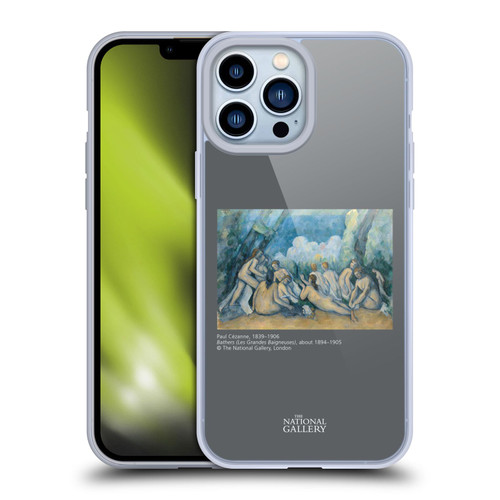The National Gallery People Cezanne Bathers Soft Gel Case for Apple iPhone 13 Pro Max & MagSafe