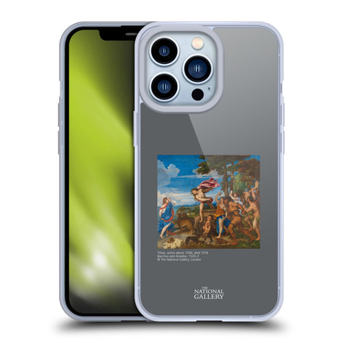 The National Gallery People Bacchus And Ariadne Soft Gel Case for Apple iPhone 13 Pro & MagSafe