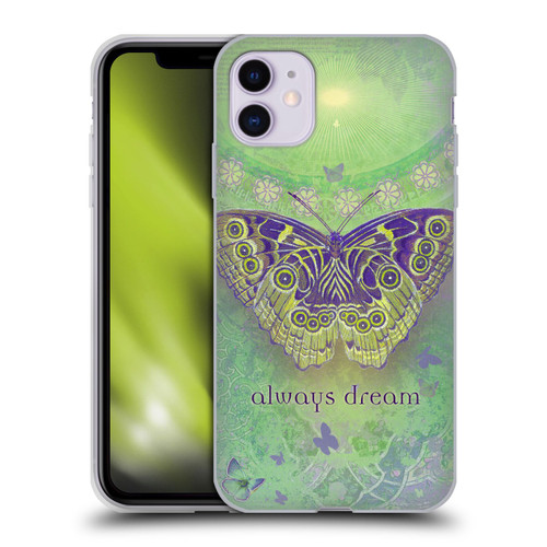 Duirwaigh Insects Butterfly Soft Gel Case for Apple iPhone 11