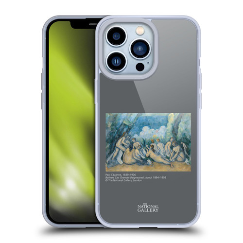 The National Gallery People Cezanne Bathers Soft Gel Case for Apple iPhone 13 Pro & MagSafe