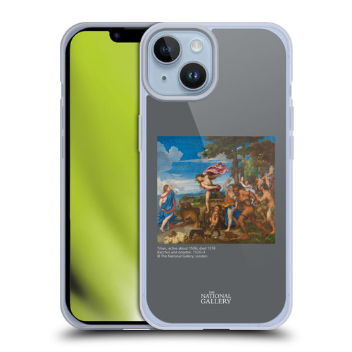 The National Gallery People Bacchus And Ariadne Soft Gel Case for Apple iPhone 14