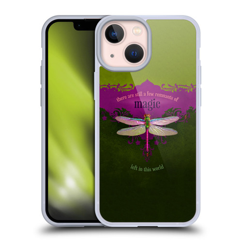 Duirwaigh Insects Dragonfly Soft Gel Case for Apple iPhone 13 Mini & MagSafe