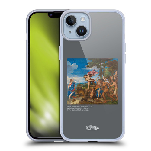 The National Gallery People Bacchus And Ariadne Soft Gel Case for Apple iPhone 14 Plus & MagSafe