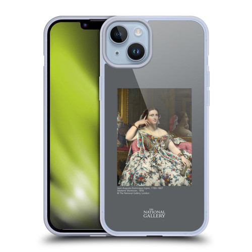 The National Gallery People Ingres Madame Moitessier Soft Gel Case for Apple iPhone 14 Plus & MagSafe