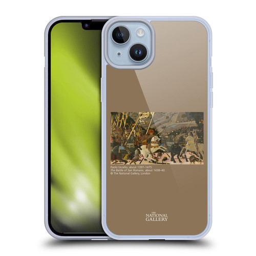 The National Gallery People The Battle Of San Romano Soft Gel Case for Apple iPhone 14 Plus & MagSafe