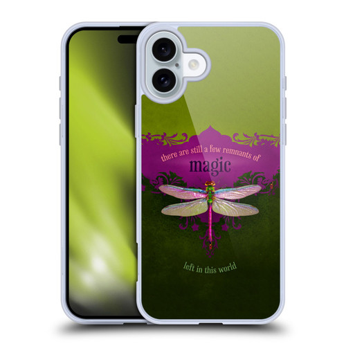 Duirwaigh Insects Dragonfly Soft Gel Case for Apple iPhone 16 Plus & MagSafe