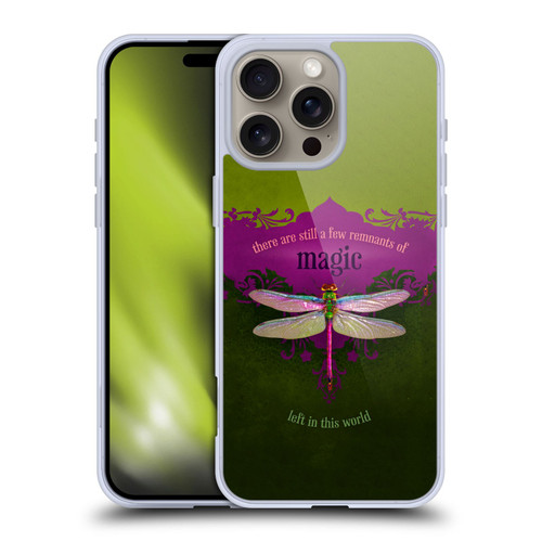 Duirwaigh Insects Dragonfly Soft Gel Case for Apple iPhone 16 Pro Max & MagSafe