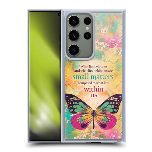 Duirwaigh Insects Butterfly 2 Soft Gel Case for Samsung Galaxy S23 Ultra 5G & MagSafe