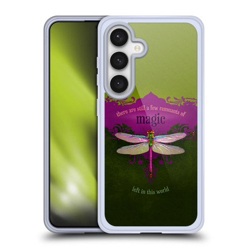 Duirwaigh Insects Dragonfly Soft Gel Case for Samsung Galaxy S24 5G & MagSafe