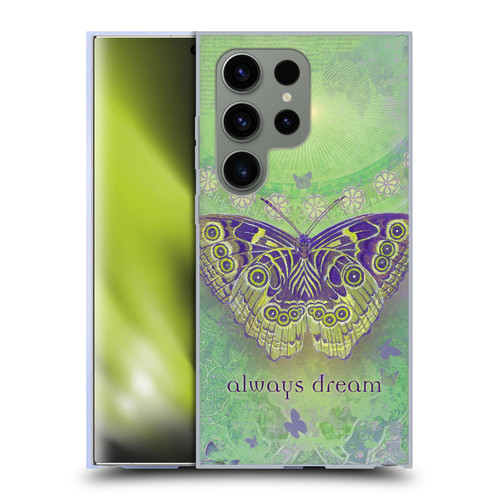 Duirwaigh Insects Butterfly Soft Gel Case for Samsung Galaxy S24 Ultra 5G & MagSafe