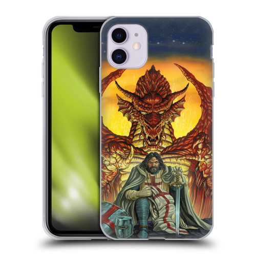 Ed Beard Jr Dragon Friendship Knight Templar Soft Gel Case for Apple iPhone 11