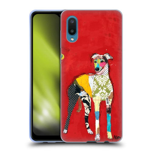 Michel Keck Dogs 2 Greyhound Soft Gel Case for Samsung Galaxy A02/M02 (2021)