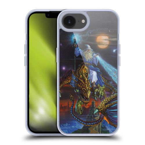 Ed Beard Jr Dragon Friendship Twilight Tempest Soft Gel Case for Apple iPhone 16e / Apple iPhone 17e & MagSafe