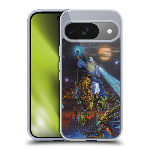 Ed Beard Jr Dragon Friendship Twilight Tempest Soft Gel Case for Google Pixel 9 / Pixel 9 Pro