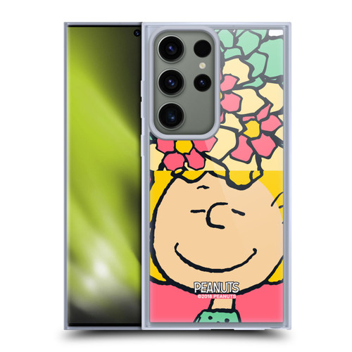 Peanuts Halfs And Laughs Sally Flowers Soft Gel Case for Samsung Galaxy S23 Ultra 5G & MagSafe