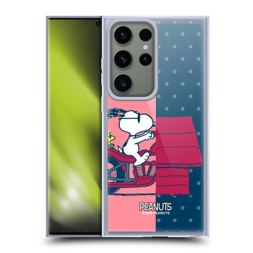 Peanuts Halfs And Laughs Snoopy & Woodstock Soft Gel Case for Samsung Galaxy S23 Ultra 5G & MagSafe