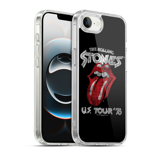 The Rolling Stones Key Art US Tour 78 Soft Gel Case for Apple iPhone 16e / Apple iPhone 17e & MagSafe