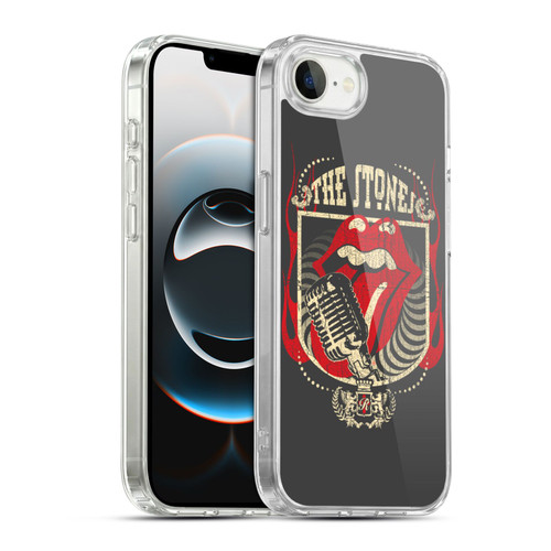 The Rolling Stones Key Art Jumbo Tongue Soft Gel Case for Apple iPhone 16e / Apple iPhone 17e & MagSafe