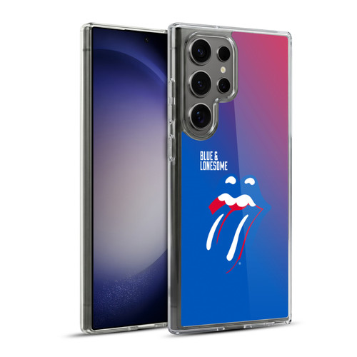 The Rolling Stones Key Art Blue And Lonesome Album Soft Gel Case for Samsung Galaxy S23 Ultra 5G & MagSafe
