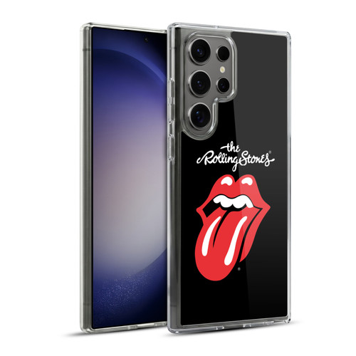 The Rolling Stones Key Art Tongue Classic Soft Gel Case for Samsung Galaxy S23 Ultra 5G & MagSafe