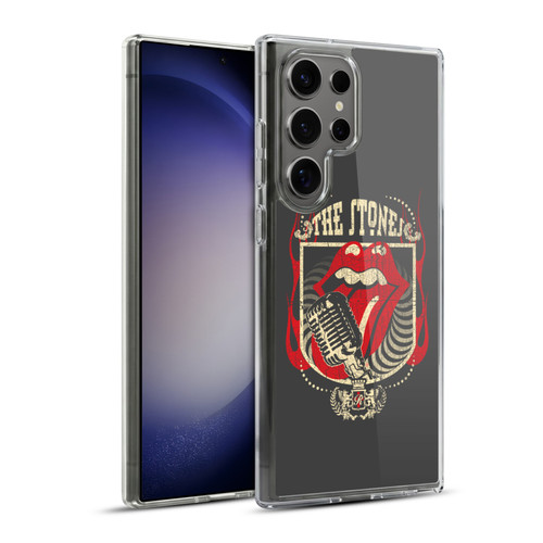 The Rolling Stones Key Art Jumbo Tongue Soft Gel Case for Samsung Galaxy S23 Ultra 5G & MagSafe