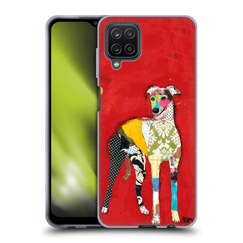 Michel Keck Dogs 2 Greyhound Soft Gel Case for Samsung Galaxy A12 (2020)