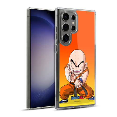 Dragon Ball Characters Krillin Soft Gel Case for Samsung Galaxy S23 Ultra 5G & MagSafe