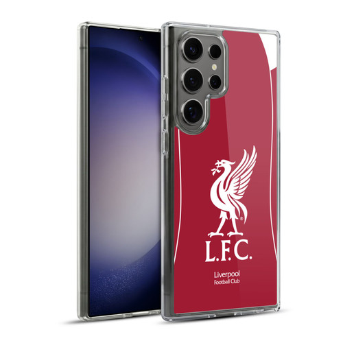 Liverpool Football Club 2025/26 Kit Home Soft Gel Case for Samsung Galaxy S23 Ultra 5G & MagSafe