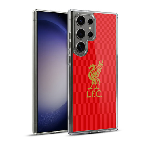 Liverpool Football Club Liver Bird Gold On Red Kit Soft Gel Case for Samsung Galaxy S23 Ultra 5G & MagSafe