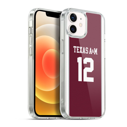 Texas A&M University TAMU Texas A&m University Football Jersey Soft Gel Case for Apple iPhone 12 / iPhone 12 Pro & MagSafe