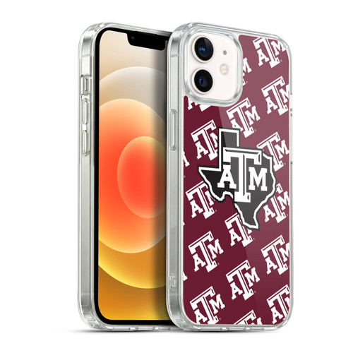 Texas A&M University TAMU Texas A&m University Pattern Soft Gel Case for Apple iPhone 12 / iPhone 12 Pro & MagSafe