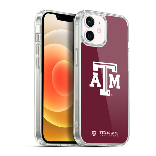 Texas A&M University TAMU Texas A&m University Plain Soft Gel Case for Apple iPhone 12 / iPhone 12 Pro & MagSafe